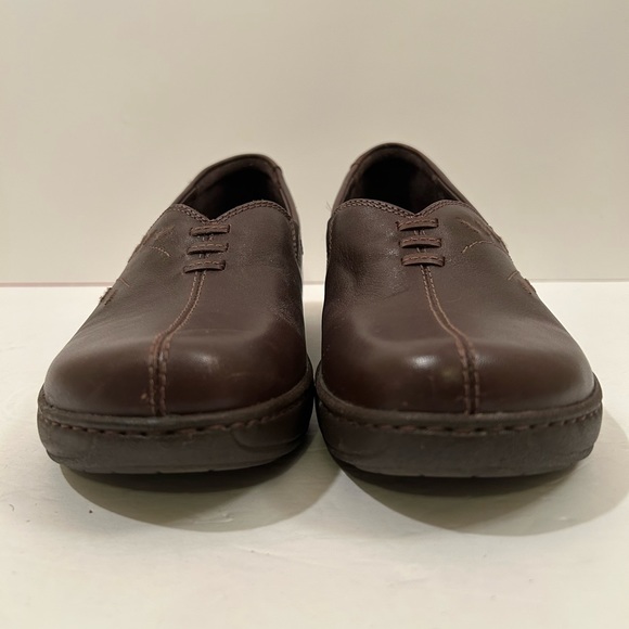 Dansko Embroidered Professional Clogs Slip resistant soles Brown Size 40 - Picture 3 of 9